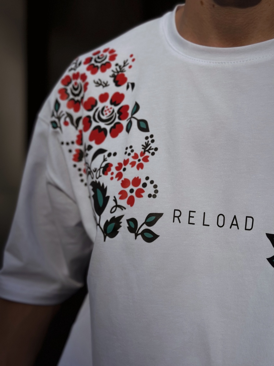 Футболка Reload - Rozpys, біла 1184100000005 фото