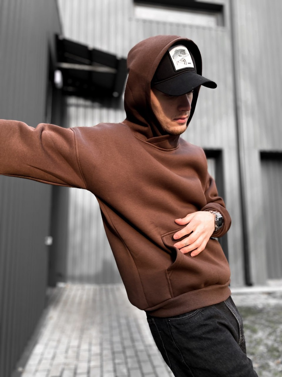 Худі Reload - Basic Fleece, коричневий 2100001269307 фото