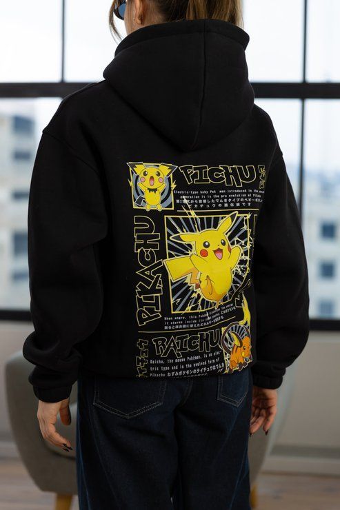 Худі Reload - Pikachu, чорний 1003781000008 фото